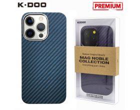 Чехол для телефона K-DOO MAG CARBON NOBLE COLLECTION iphone New 14 Pro Max (6.7) carbon Blue