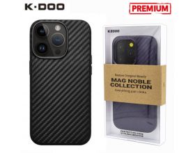 Чехол для телефона K-DOO MAG CARBON NOBLE COLLECTION iphone New 14 Pro Max (6.7) carbon black