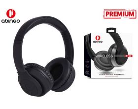 Наушники мониторные беспроводные ABINGO Wireless Headphone BT10 Black