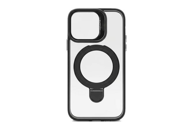 Чехол для iPhone 16 Pro Max  NY-23 U1ring Case Magsafe (Черный)