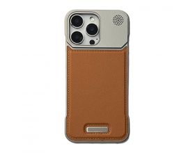 Чехол для iPhone 15 Pro Max NY-88 Phantomnairing case Magsafe (Cеребряный)