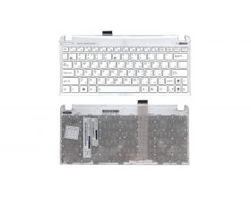 Клавиатура для ноутбука Asus EeePC 1015 белая с рамкой