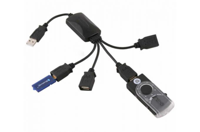 Разветвитель USB HUB Орбита OT-PCR07 USB 2.0 (4 USB)