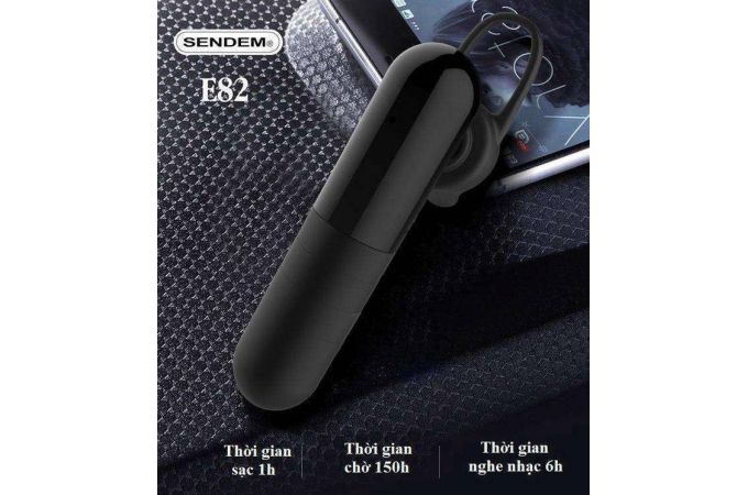 Bluetooth гарнитура SENDEM E82 (черный)
