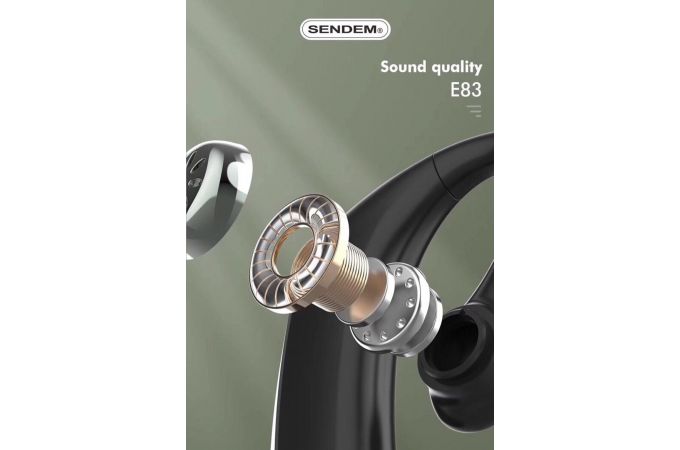 Bluetooth гарнитура SENDEM E83 (черный)