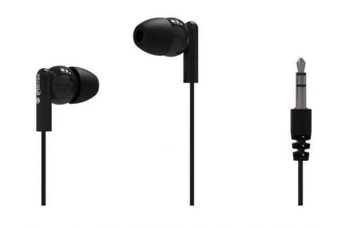 Наушники вакуумные проводные Ritmix rh-010 (черный)