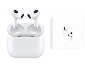 Наушники вакуумные беспроводные AirPods 3 GOOD Bluetooth (белый)