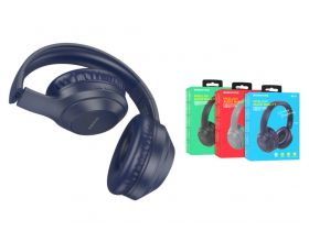 Наушники мониторные беспроводные BOROFONE BO20 Player wireless headset Bluetooth (синий)