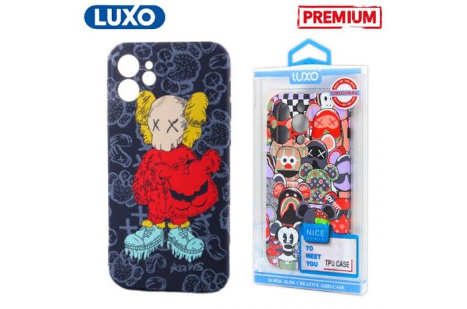 Чехол для телефона LUXO iPhone 12 MINI ( Рисунок J58 KAWS )