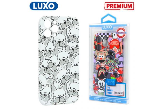 Чехол для телефона LUXO iPhone 12 MINI ( Рисунок Бульдог KAWS )