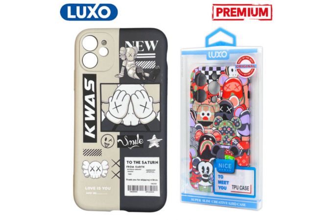 Чехол для телефона LUXO iPhone 12 MINI ( Рисунок J65 KAWS )