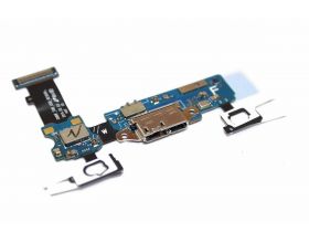 Шлейф для Samsung G900F/ G900H/ Galaxy S5 с разъемом зарядки + микрофон + кнопка Home