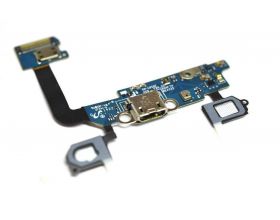 Шлейф для Samsung G850F Galaxy Alpha с разъемом зарядки + микрофон + кнопка Home