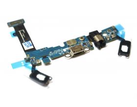 Шлейф для Samsung A510F Galaxy A5 с разъемом зарядки + микрофон + разъем гарнитуры + кнопка Home