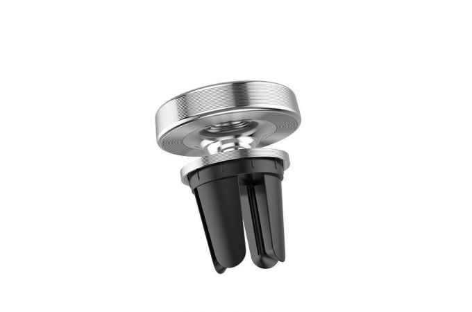 Держатель автомобильный для телефона HOCO CA47 Metal magnetic in-car holder for air outlet (в воздуховод) серебристый