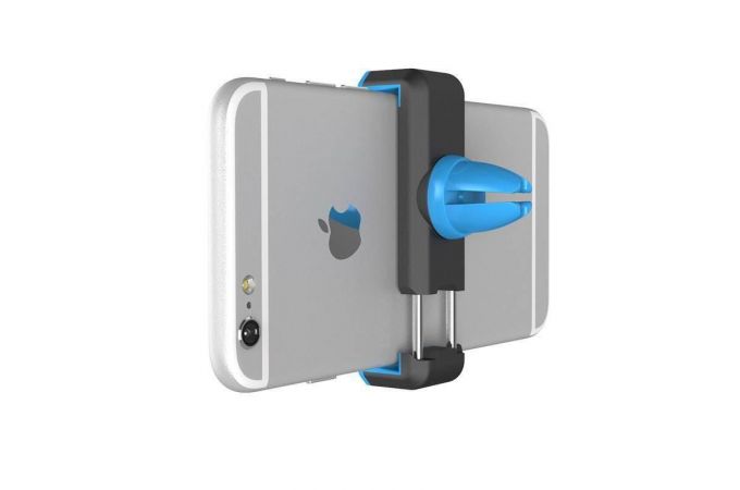 Держатель автомобильный для телефона HOCO CPH01 Mobile Holder for car outlet в воздуховод синий