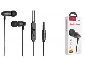 Наушники вакуумные проводные HOCO M59 Magnificent universal earphones (черный)