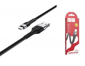 Кабель USB - MicroUSB HOCO X34 2,4A (черный) 1м