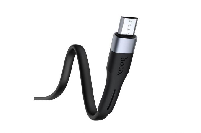 Кабель USB - MicroUSB HOCO X34 2,4A (черный) 1м