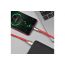 Кабель USB - MicroUSB HOCO U58 2,4A (красный) 1,2м (усиление сгиба)
