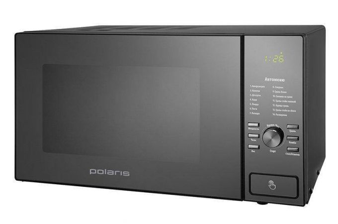 СВЧ печь POLARIS PMO 2303DG 900 Вт, 23л, гриь, тактовое управление