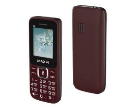 Сотовый телефон MAXVI  C3i Wine Red без СЗУ в комплекте