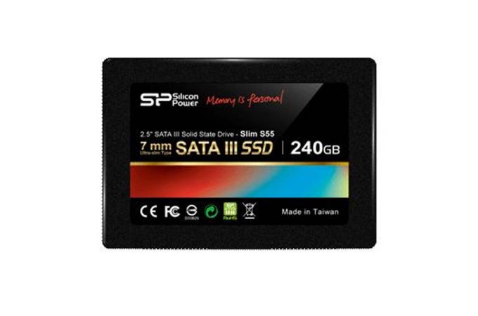 SSD Накопитель Silicon Power S55 240GB SATA III /R/W - 560/530 MB/s /TLC/SP240GBSS3S55S25