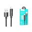 Кабель USB - Lightning HOCO U125  Benefit charging data cable with display (черный) 1,2м