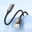 Кабель USB - Lightning HOCO U125  Benefit charging data cable with display (черный) 1,2м