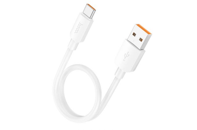 Кабель USB - USB Type-C HOCO X96 6A 100W Fast (белый) 0,25м