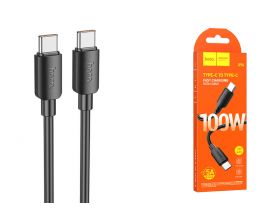 Кабель USB Type-C - USB Type-C HOCO X96 PD100W (черный) 1м