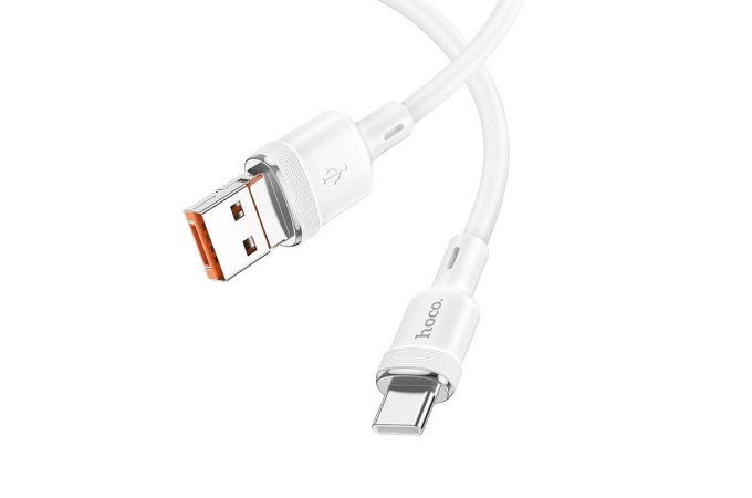 Кабель USB Type-C - USB Type-C HOCO U131 60W (серый) 1м  2 в1