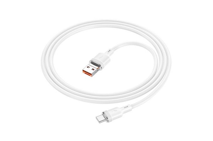 Кабель USB Type-C - USB Type-C HOCO U131 60W (серый) 1м  2 в1