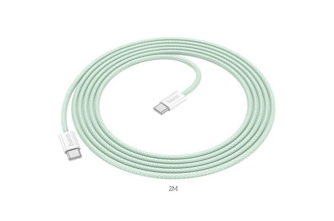 Кабель USB Type-C - USB Type-C HOCO X104 PD60W (белый) 2м