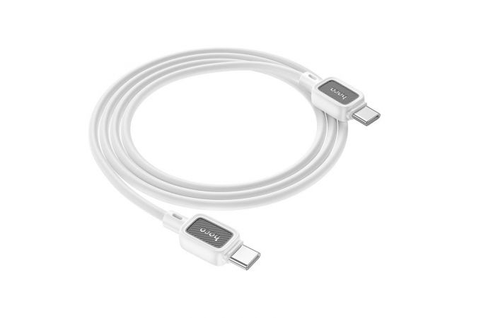 Кабель USB Type-C - USB Type-C HOCO X108 PD60W (черный) 1м силиконовый