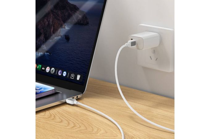 Кабель USB Type-C - USB Type-C HOCO X108 PD60W (черный) 1м силиконовый