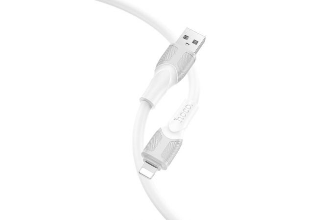 Кабель USB - Lightning HOCO X106 Big bull 12W (белый) 2м