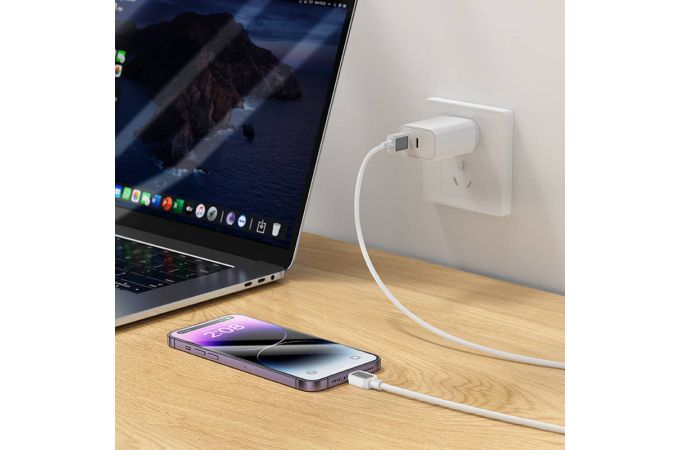 Кабель USB - Lightning HOCO X108, 2,4A (черный) 1м силиконовый