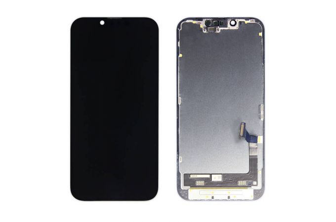 Дисплей для iPhone 14/ 16E в сборе с тачскрином + шлейф сенсора (с разбора)