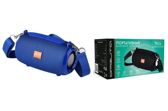 Портативная беспроводная колонка Орбита OT-SPB128 BT (синий)