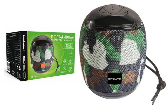 Портативная беспроводная колонка Орбита OT-SPB127 (камуфляж)