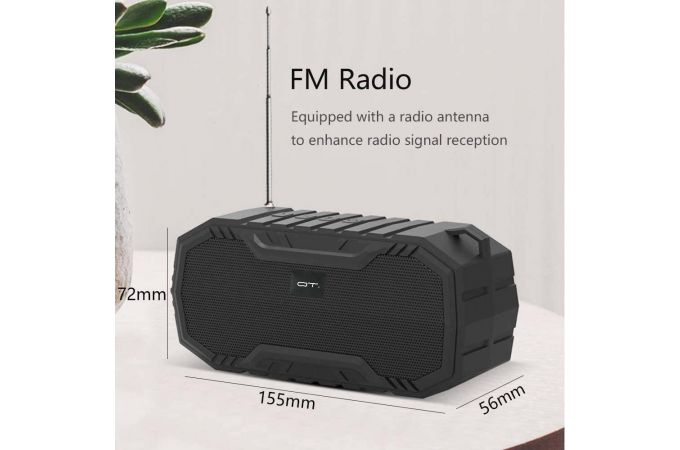 Портативная беспроводная колонка Орбита OT-SPB123 (черный)