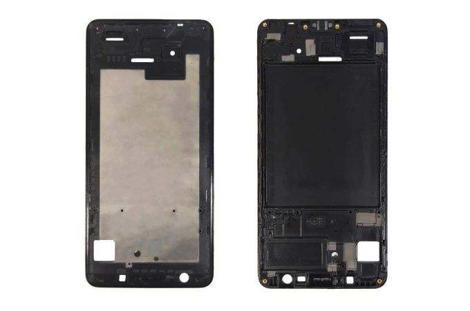 Средняя часть для Samsung A750F (рамка дисплея) черный