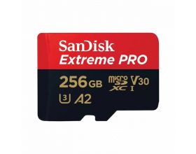 Карта памяти microSDXC SanDisk 256GB Extreme Pro A2 V30 200Mb/s SDSQXCD-256G-GN6MA (UHS-I U3, Class 10)