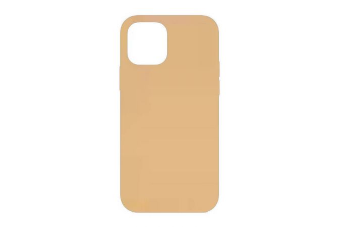 Чехол для iPhone 12 (6.1) Silicone Case Soft Touch (золотая пустыня)