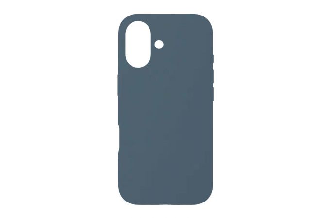 Чехол для iPhone 17 (6,3) Silicone Case Soft Touch MagSafe Anchor Blue (синий)