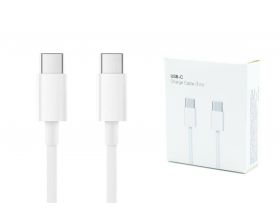 Кабель USB Type-C - USB Type-C 5A/20V, PD60W iP15  (копия ААА) A2795 (белый) 1м