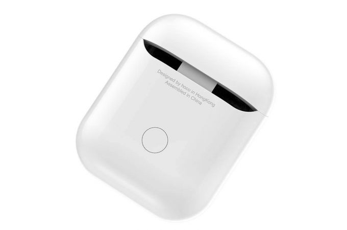 Зарядный бокс для наушников AirPods HOCO CW18 Wireless (белый)