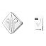 Наушники вакуумные проводные HOCO M55 Memory sound wire control earphones with mic (белый)