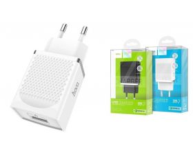 Сетевое зарядное устройство USB HOCO C42A Vast power QC3.0 single port 2400mAh (белый)